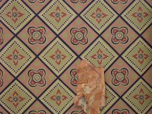 1950s Korean Vintage Wallpaper — Donghwa (original / Provence)