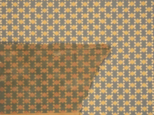 1960s Korean Vintage Wallpaper — Jinho (original / Diopside Blue)