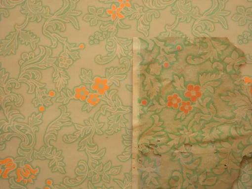 1960s Korean Vintage Wallpaper — Sunok (original / White Duck)